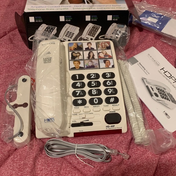 Amplified Big Button Landline Phone For Seniors - Picture 9 of 10